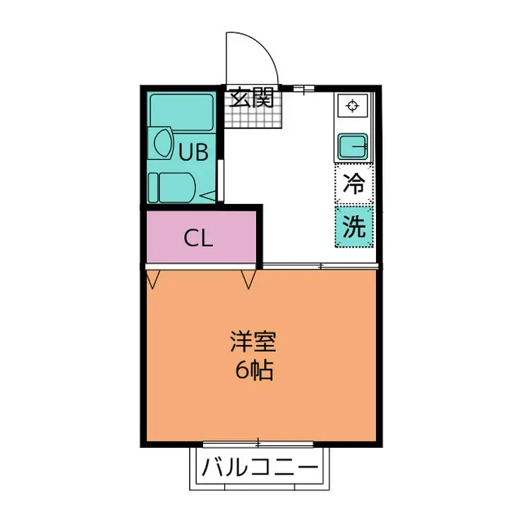 エステート長津田I 2階階 間取り