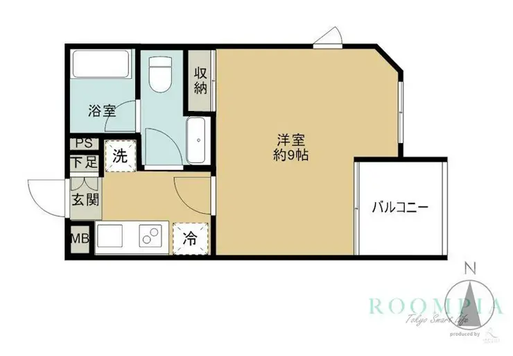 プラザ中落合 4階階 間取り