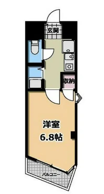 ヴェルデコリーナ東林間 3階階 間取り