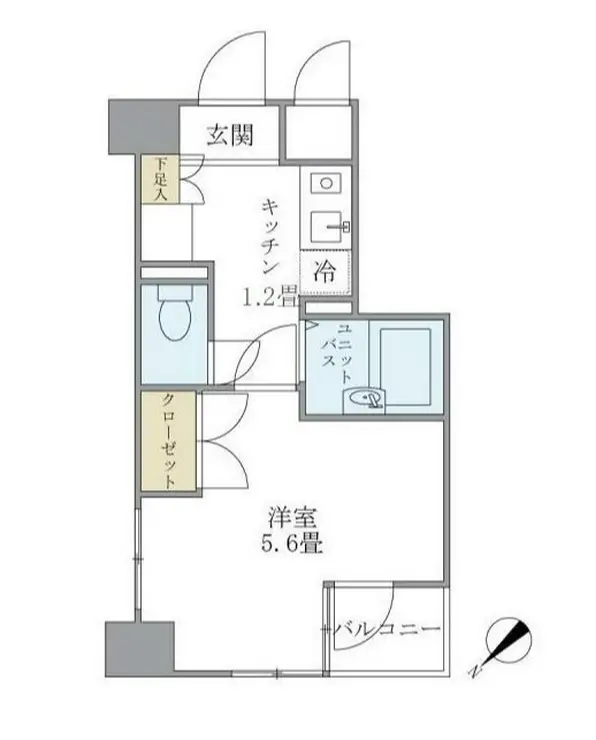 KDXレジデンス横浜関内 3階階 間取り