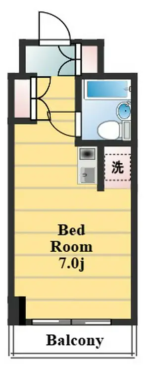 クラウンパレス与野本町 2階階 間取り