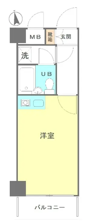 コスモ北千住 5階階 間取り