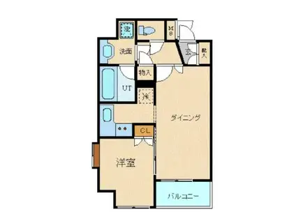 パレステュディオ渋谷ステーションフロント(1DK/5階)の間取り写真