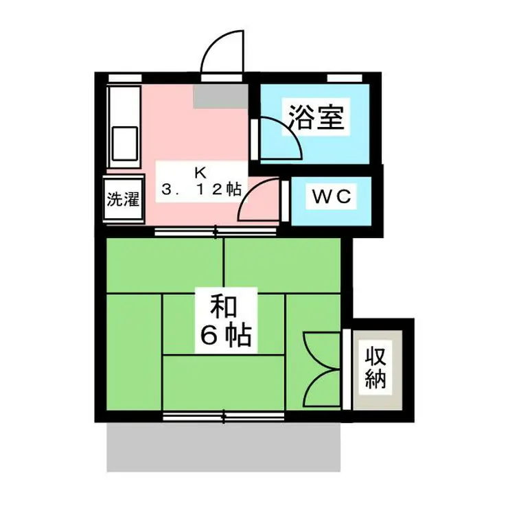 善福寺荘 1階階 間取り