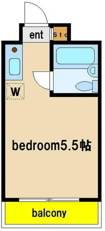 スカイコート下高井戸 4階階 間取り