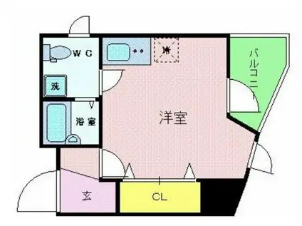 プリズムスクエア本駒込(ワンルーム/12階)の間取り写真