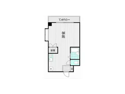 AIマンション(1K/3階)の間取り写真