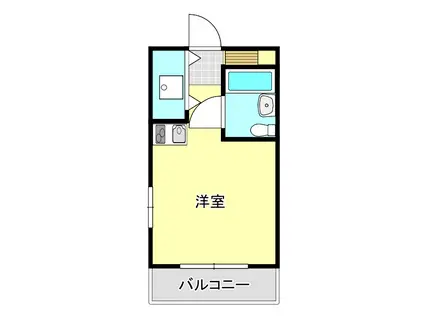 TS STYLE(ワンルーム/2階)の間取り写真