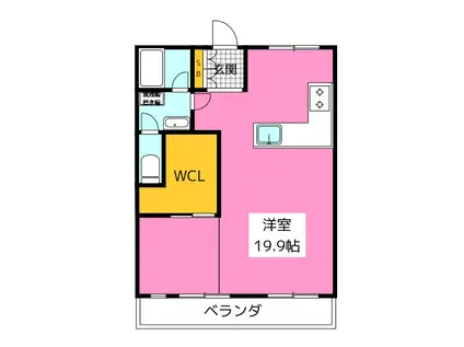 第三伊藤ビル(1LDK/3階)の間取り写真