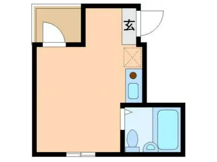 エスポワール町屋弐番館(ワンルーム/2階)の間取り写真