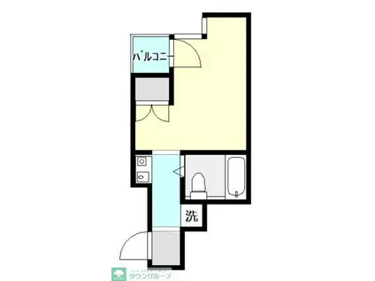 キャッスルマンション川越D号館(ワンルーム/4階)の間取り写真