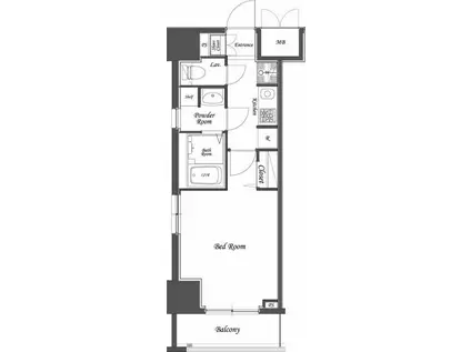 Nステージ本蓮沼(1K/6階)の間取り写真