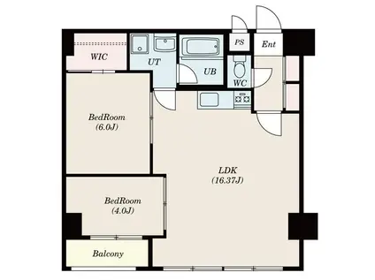 S-FORT乙川(2LDK/2階)の間取り写真