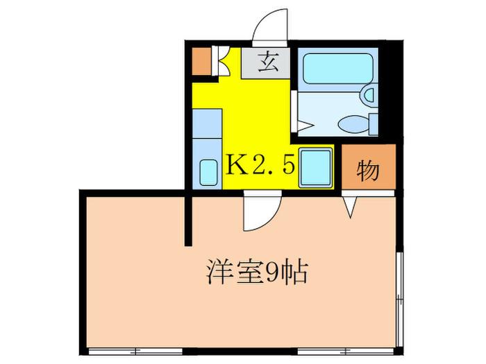 徳丸アパ-ト(1K/1階)の間取り写真