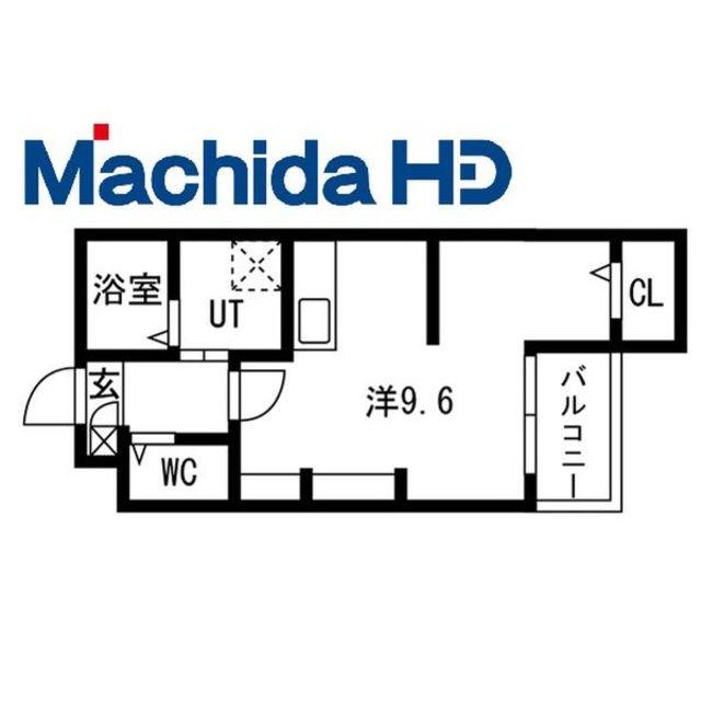 九間町シーエム・サンク(ワンルーム/3階)の間取り写真