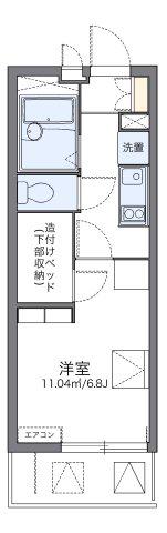 レオパレス八筋町(1K/2階)の間取り写真