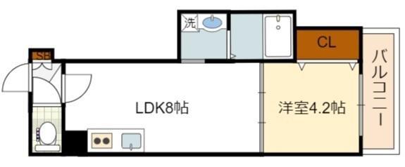 F ASECIA VIDA(1LDK/3階)の間取り写真
