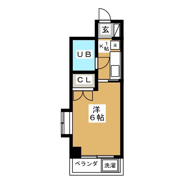 フジマンション第3(1K/4階)の間取り写真