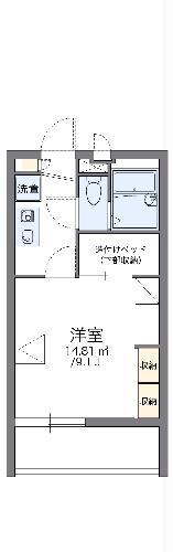 レオパレスソワ メゾンIII(1K/2階)の間取り写真