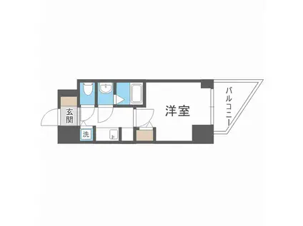 S-RESIDENCE堺筋本町UNO(1K/10階)の間取り写真