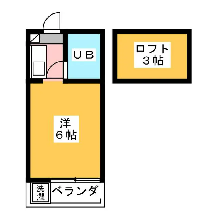 パレス鷹の台 2階階 間取り