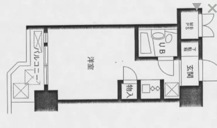 朝日多摩川プラザ 7階階 間取り