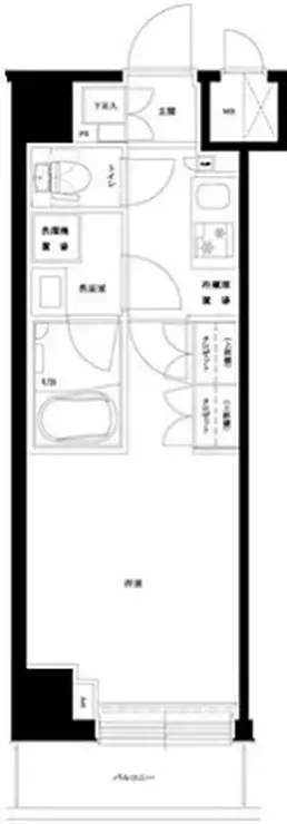 ルーブル東十条 12階階 間取り