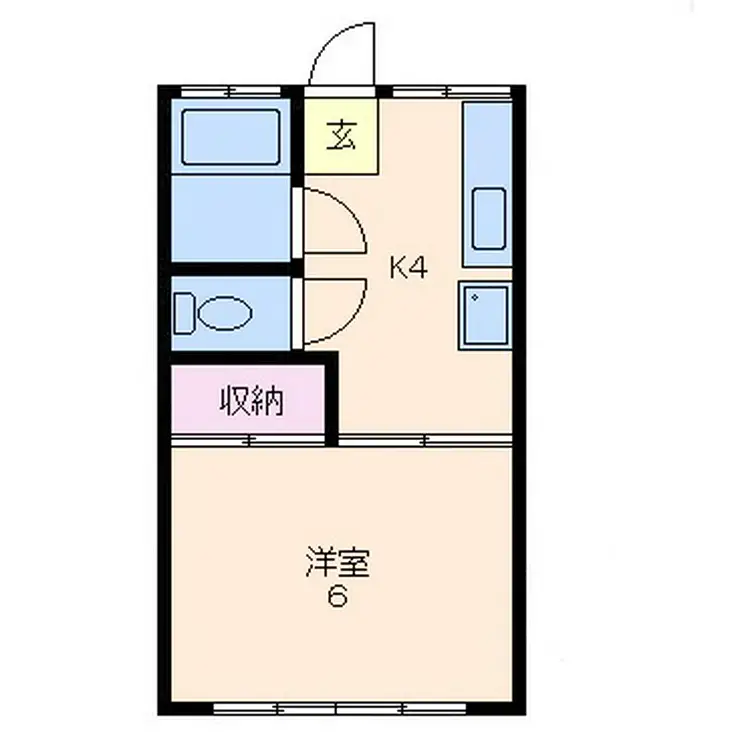 第二ハイツ 1階階 間取り