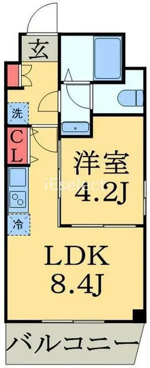 エクセレントコート千葉新宿 3階階 間取り