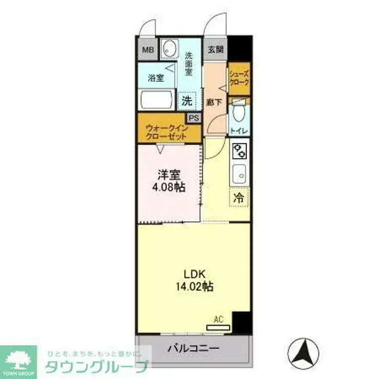 モナークヴィラ 9階階 間取り