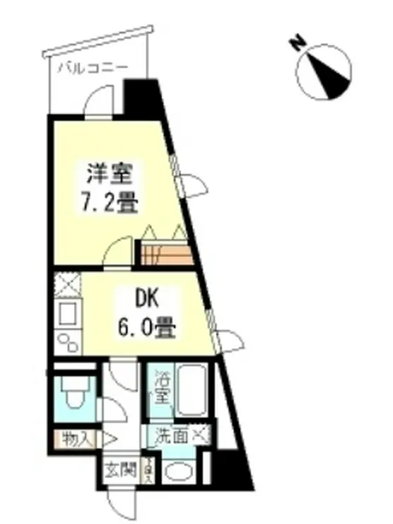 TKフラッツ渋谷 5階階 間取り