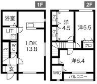 MERVEILLE I(3LDK/1階)の間取り写真