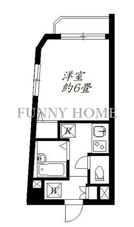エスコート都立大学 4階階 間取り