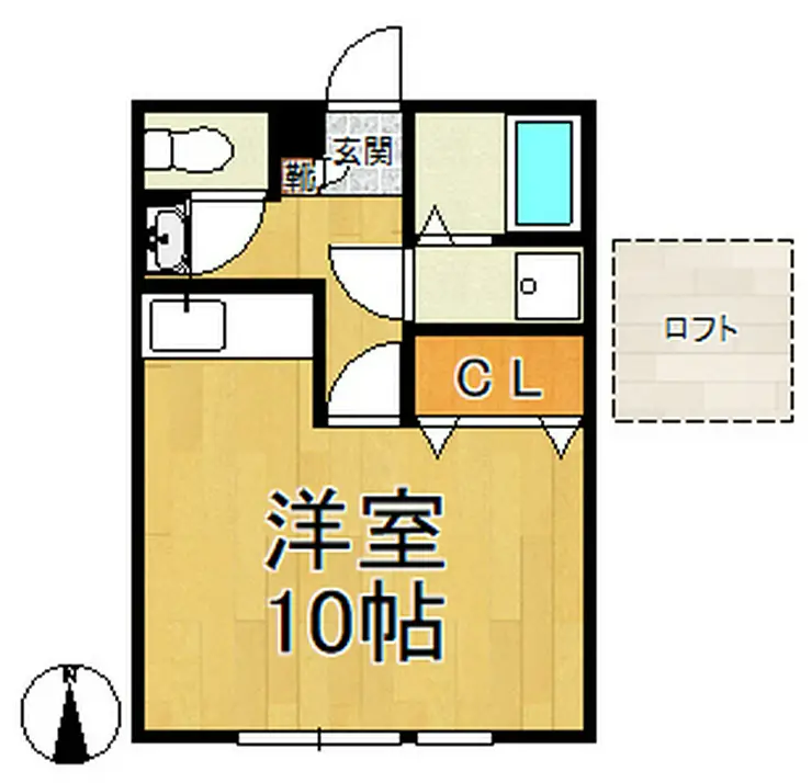 エスパシオ 2階階 間取り