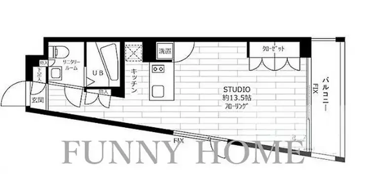 グランドコンシェルジュ都立大学 5階階 間取り