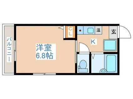 WISTERIA COMFORT(1K/3階)の間取り写真