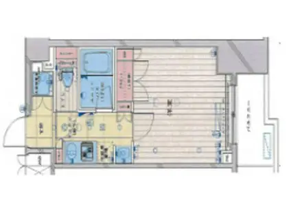 ルーブル板橋区役所前(1K/4階)の間取り写真