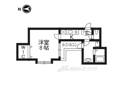 メゾン・アベイル(1K/5階)の間取り写真