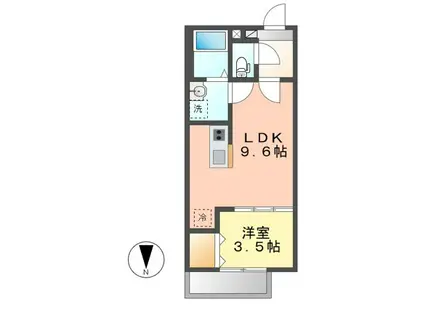 リヴェール東味鋺(1LDK/3階)の間取り写真