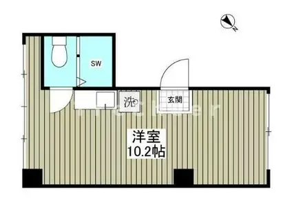 コモド三ノ輪(ワンルーム/1階)の間取り写真