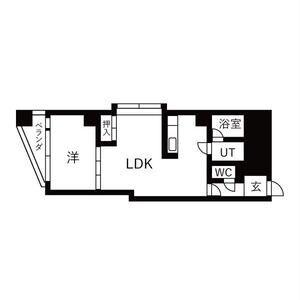 MAISON KOUMU(1LDK/2階)の間取り写真