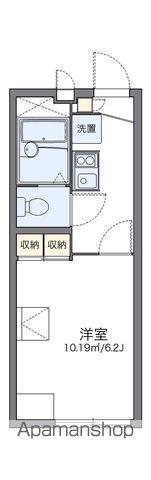 レオパレスARKADIA(1K/1階)の間取り写真