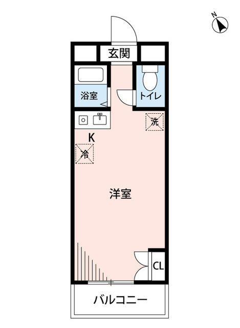 マイナビSTAYミライエ中野新井薬師前(ワンルーム/3階)の間取り写真