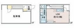 FOREST VILLA(1SK/2階)の間取り写真