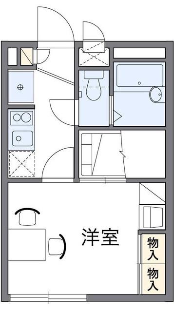レオパレスセルーナ(1K/1階)の間取り写真