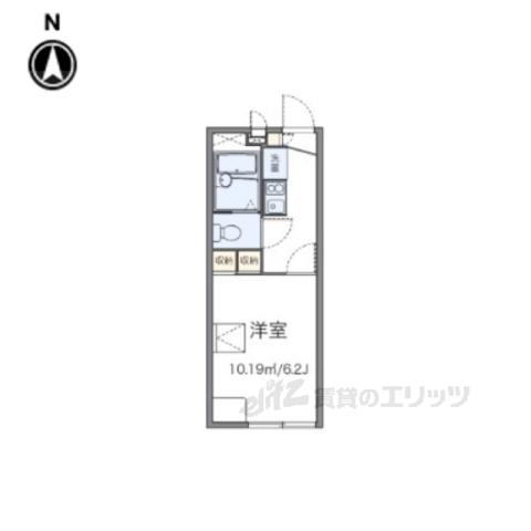レオパレスPEPINO(1K/1階)の間取り写真