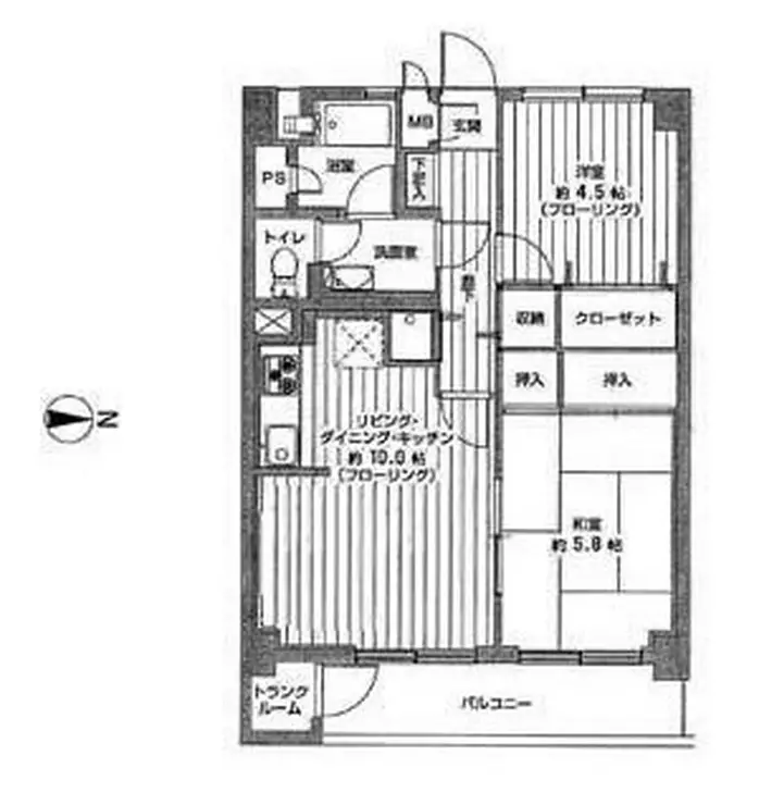 森町ビル 7階階 間取り