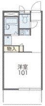 レオパレス二俣川(1K/2階)の間取り写真