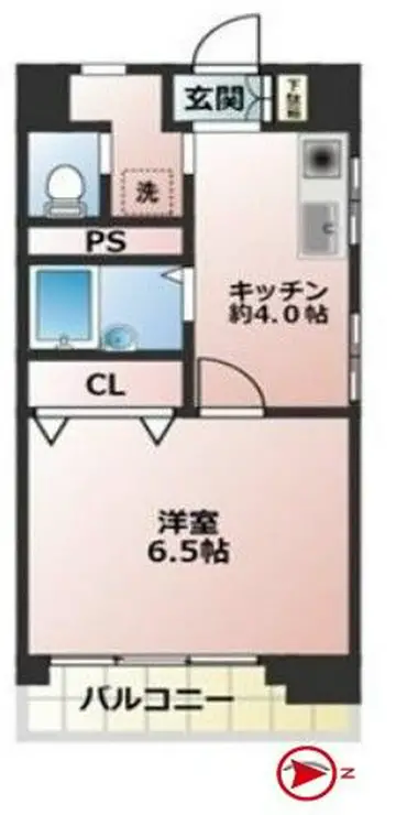ニュー池尻マンション 10階階 間取り