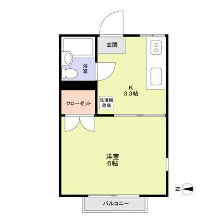 エステート秋田 2階階 間取り